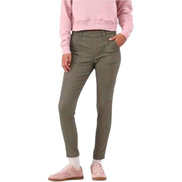 NWT No Boundaries Size XS (0-2) High Rise Pull-On Cargo Utility Skinny Jeggings - Picture 1 of 6